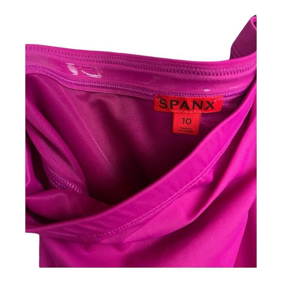 SPANX High Rise Core Control Bikini Bottom in Berry‎ Size 10 NWT - Picture 6 of 9